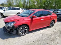 Salvage cars for sale at Candia, NH auction: 2019 Nissan Sentra S