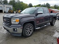 Salvage trucks for sale at Mendon, MA auction: 2014 GMC Sierra K1500 SLE