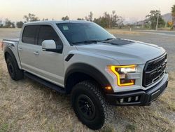 Salvage trucks for sale at Rancho Cucamonga, CA auction: 2017 Ford F150 Raptor