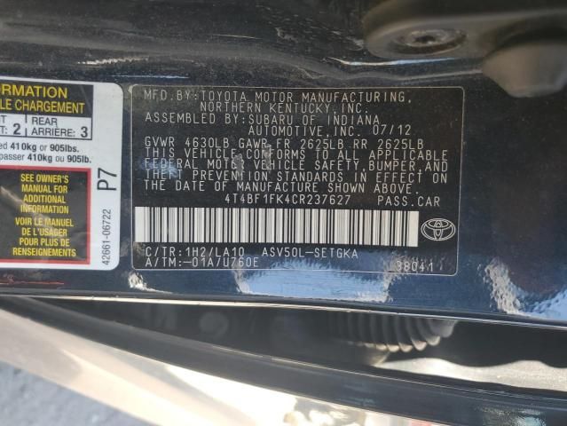 2012 Toyota Camry Base