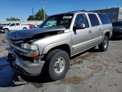 Salvage cars for sale at Littleton, CO auction: 2002 Chevrolet Suburban K2500