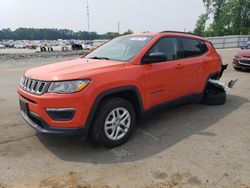 Salvage cars for sale at Dunn, NC auction: 2018 Jeep Compass Sport