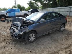 Salvage cars for sale at Midway, FL auction: 2013 Hyundai Accent GLS