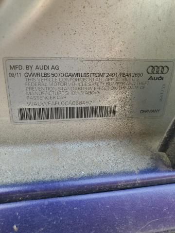 2012 Audi A4 Premium Plus