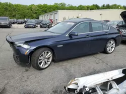 Salvage cars for sale at Exeter, RI auction: 2015 BMW 535 XI