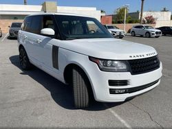 Salvage cars for sale from Copart Colton, CA: 2015 Land Rover Range Rover Supercharged