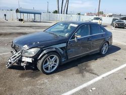 Salvage cars for sale from Copart Van Nuys, CA: 2012 Mercedes-Benz C 250