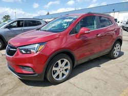 Salvage cars for sale at Woodhaven, MI auction: 2018 Buick Encore Essence