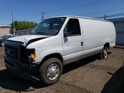 Salvage trucks for sale at New Britain, CT auction: 2014 Ford Econoline E350 Super Duty Van