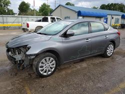 Salvage cars for sale from Copart Wichita, KS: 2018 Nissan Sentra S