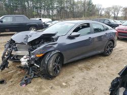 Salvage cars for sale from Copart North Billerica, MA: 2020 Honda Civic Sport