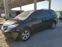 Salvage cars for sale at West Palm Beach, FL auction: 2011 Toyota Sienna LE