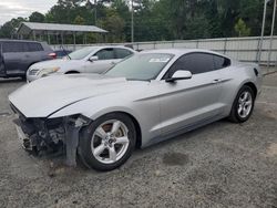 Salvage cars for sale at Savannah, GA auction: 2017 Ford Mustang