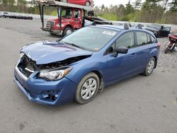 Salvage cars for sale at Windham, ME auction: 2015 Subaru Impreza