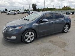 Salvage cars for sale at Miami, FL auction: 2013 Chevrolet Volt