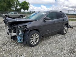 Salvage cars for sale at Cicero, IN auction: 2018 Jeep Cherokee Overland