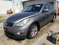 Salvage cars for sale from Copart Pekin, IL: 2008 Infiniti EX35 Base