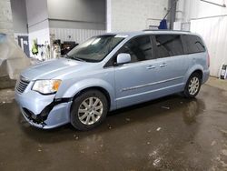 Salvage cars for sale at Ham Lake, MN auction: 2013 Chrysler Town & Country Touring