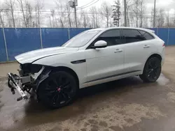Salvage cars for sale from Copart Moncton, NB: 2019 Jaguar F-PACE R-Sport