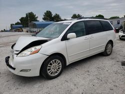 Salvage cars for sale from Copart Prairie Grove, AR: 2010 Toyota Sienna XLE