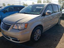 Salvage cars for sale from Copart Elgin, IL: 2014 Chrysler Town & Country Touring L
