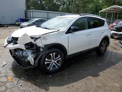 Salvage cars for sale at Austell, GA auction: 2017 Toyota Rav4 LE
