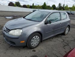 Salvage cars for sale from Copart Portland, OR: 2009 Volkswagen Rabbit