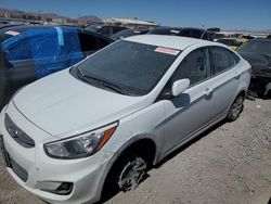 Salvage cars for sale at Las Vegas, NV auction: 2017 Hyundai Accent SE