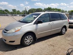 Salvage cars for sale at Chalfont, PA auction: 2007 Toyota Sienna CE