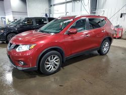 Salvage cars for sale from Copart Ham Lake, MN: 2015 Nissan Rogue S
