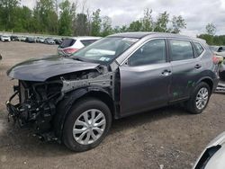 Salvage cars for sale at Leroy, NY auction: 2017 Nissan Rogue S