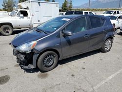 Salvage cars for sale from Copart Rancho Cucamonga, CA: 2015 Toyota Prius C