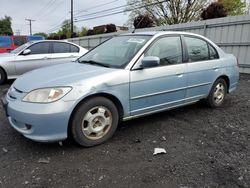 Salvage cars for sale at New Britain, CT auction: 2005 Honda Civic Hybrid