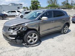 Salvage cars for sale from Copart Opa Locka, FL: 2016 Lincoln MKC Premiere