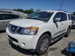 Vehiculos salvage en venta de Copart Sacramento, CA: 2015 Nissan Armada SV