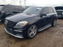Salvage cars for sale at Elgin, IL auction: 2013 Mercedes-Benz ML 63 AMG