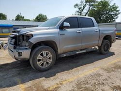 Salvage cars for sale at Wichita, KS auction: 2014 Toyota Tundra Crewmax Platinum