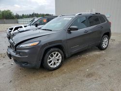 Salvage cars for sale at Franklin, WI auction: 2017 Jeep Cherokee Latitude