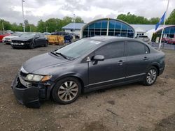 Salvage cars for sale at East Granby, CT auction: 2010 Honda Civic EX