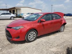 Toyota Corolla l Vehiculos salvage en venta: 2019 Toyota Corolla L