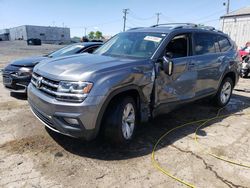 Salvage cars for sale at Chicago Heights, IL auction: 2018 Volkswagen Atlas SE