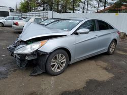Salvage cars for sale at New Britain, CT auction: 2013 Hyundai Sonata GLS