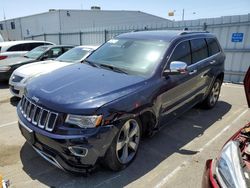 Jeep salvage cars for sale: 2015 Jeep Grand Cherokee Overland