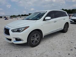 Salvage cars for sale at New Braunfels, TX auction: 2017 Infiniti QX60