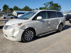 Salvage cars for sale at Wichita, KS auction: 2014 Toyota Sienna XLE