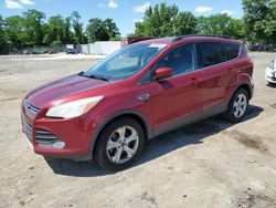 Vehiculos salvage en venta de Copart Baltimore, MD: 2016 Ford Escape SE