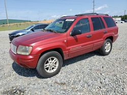 Salvage cars for sale at Tifton, GA auction: 2004 Jeep Grand Cherokee Laredo