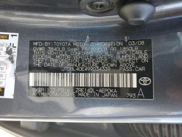 2009 Toyota Corolla Base