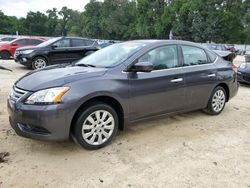 Salvage cars for sale from Copart Ocala, FL: 2015 Nissan Sentra S