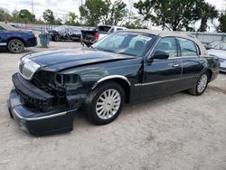 Vehiculos salvage en venta de Copart Riverview, FL: 2003 Lincoln Town Car Executive